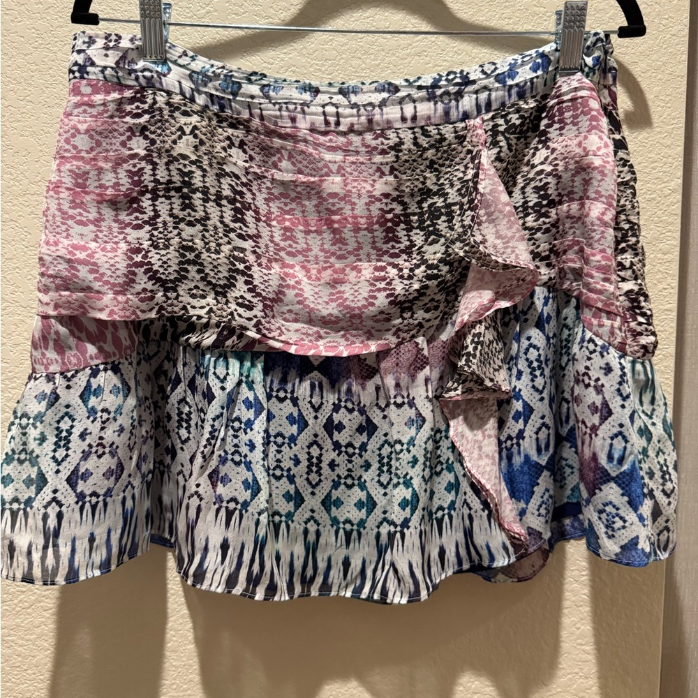 Ramy Brook Multicolor Patterned Mini Skirt